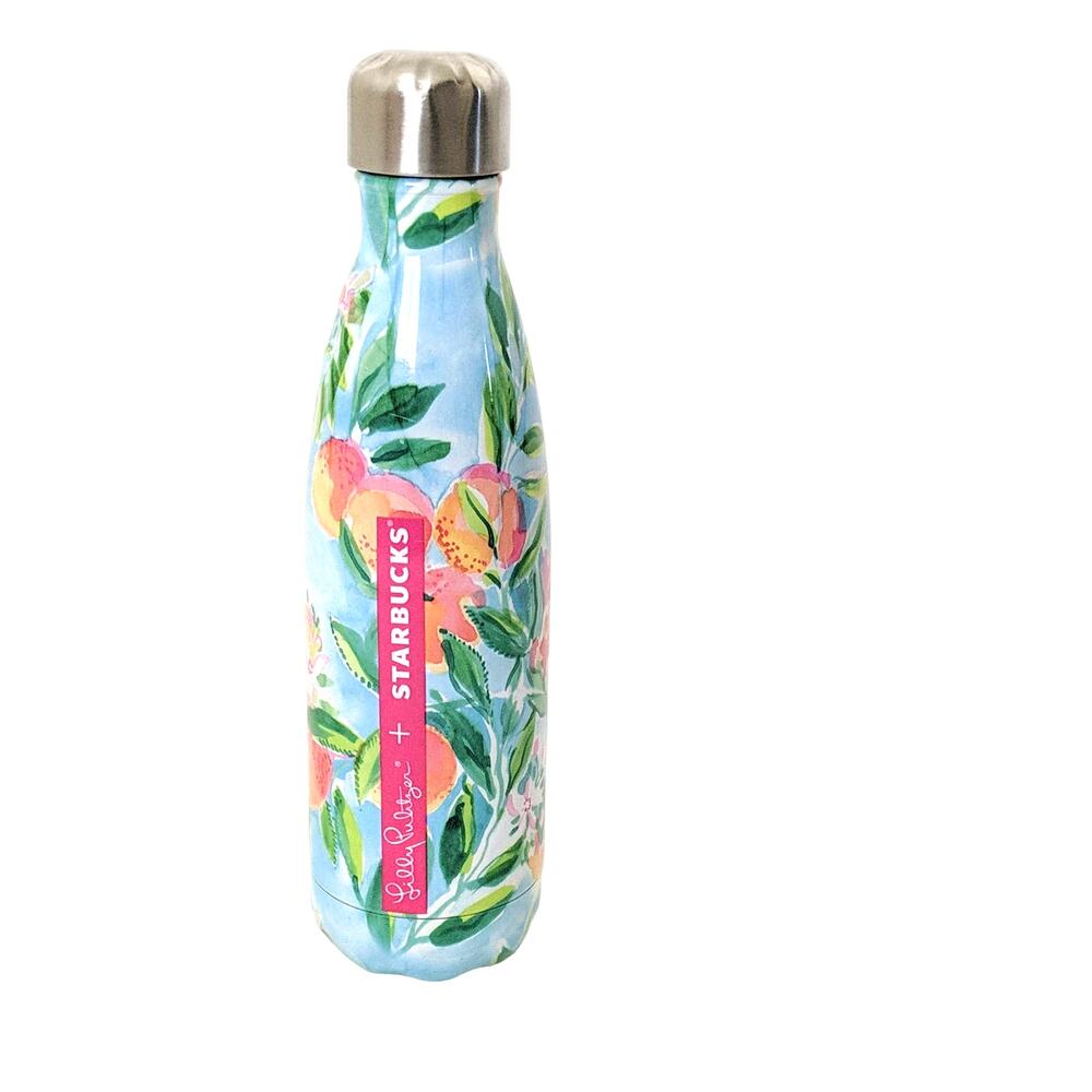 Lilly Pulitzer x Starbucks Limited Edition Swell Bottle‎ Squeezed Peach Water
